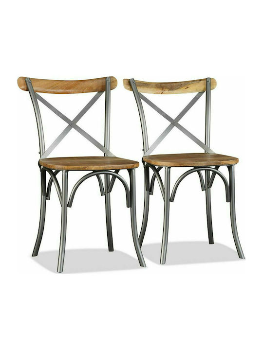 Scaune Cafe Mango / Steel 6buc 51x52x84buc
