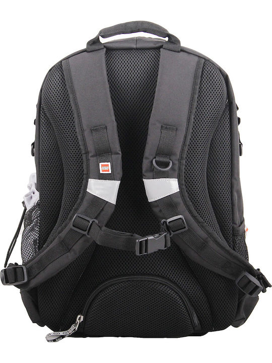 LEGO Freshmen Ninjago Earth Dragon School Bag Backpack Elementary, Elementary Black with Water Bottle Holder 23Liters