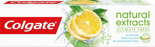 Colgate Natural Extracts Toothpaste for Whitening Asian Lemon Fragrance & Aloe Extracts 75ml