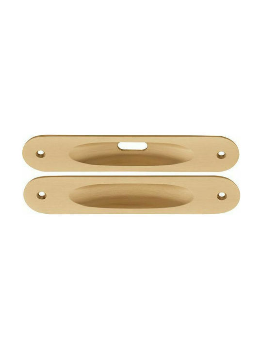 Zogometal 220 Χούφτα Πόρτας χωρίς Οπή 158mm (Απόσταση Κέντρων 132.4mm) 220