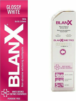 Blanx Glossy Pink White Defence Enzymes Toothpaste for Whitening 75ml