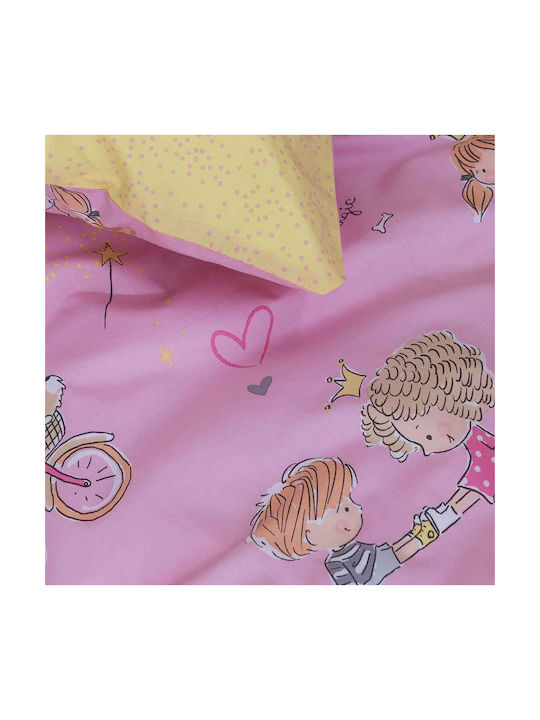 Nima Kids Duvet Single Magie Pink 160x240cm