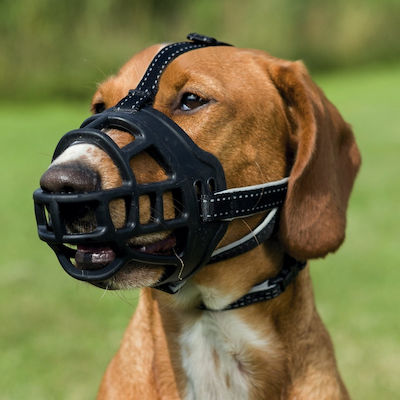 Trixie Flex Dog Muzzle XLarge Silicone/ Nylon/ Neoprene Black