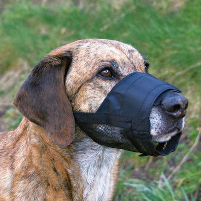 Trixie Dog Muzzle Medium / Small Nylon with Mesh Black