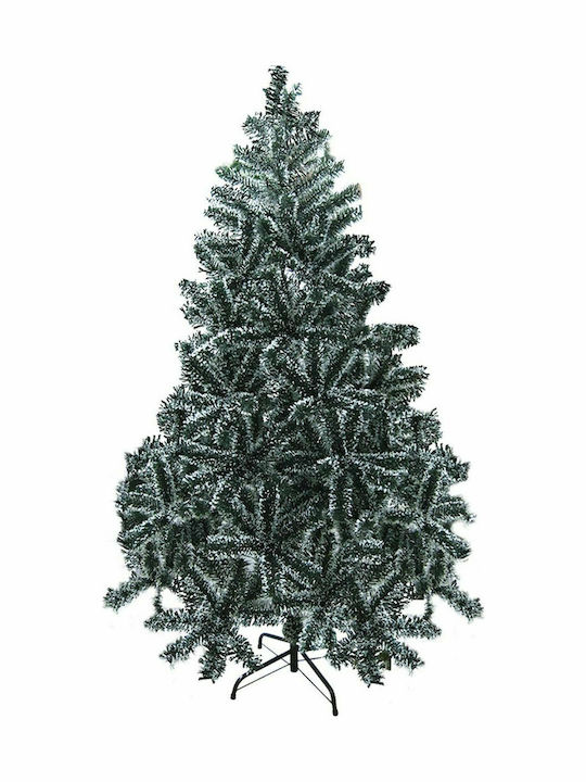 Snowy Christmas Green Tree with Metallic Base H180pcs