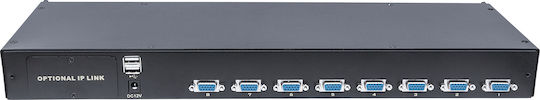 Intellinet Modular 8-Port VGA KVM Switch