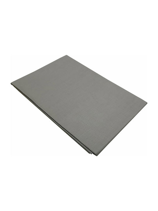 Le Blanc Sheet for Single Bed 150x240cm. Cotton Line Grey