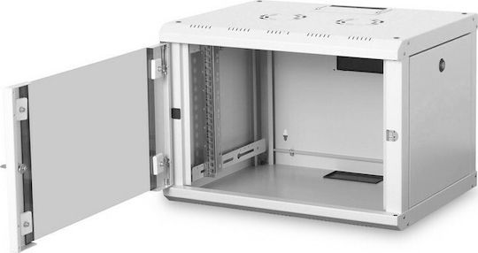 Digitus Unique Επιτοίχια Καμπίνα Rack 16U 60x60x82cm Λευκό DN-19 16U-6/6