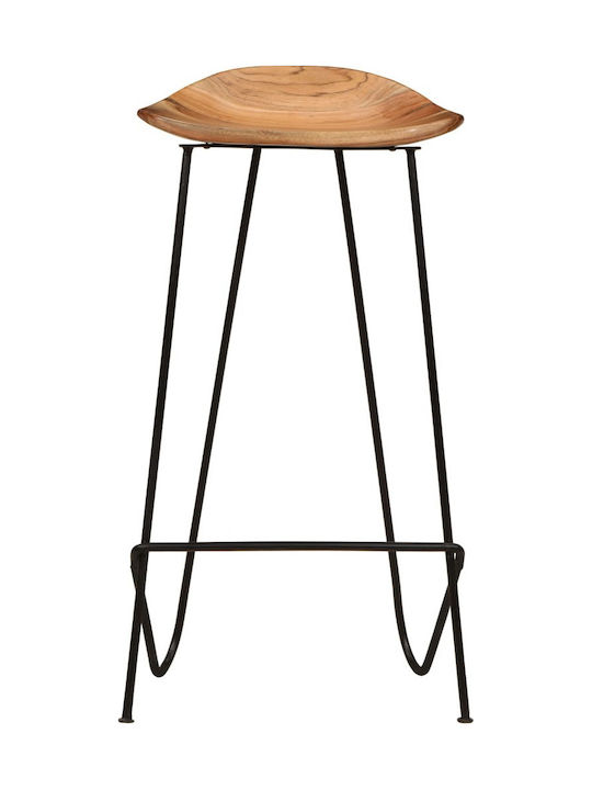 Stool Bar Wooden Acacia wood 2pcs 41x36x76cm