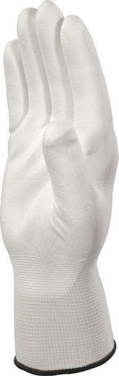 Delta Plus VE702 Gloves for Work White Polyurethane 1pcs