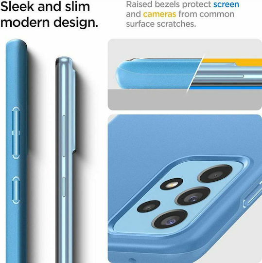 Spigen Thin Fit Silicone Back Cover Blue (Galaxy A52 / A52s)