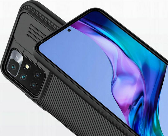 Nillkin Camshield Umschlag Rückseite Silikon 0.2mm Schwarz (Redmi 10 / 10 2022)