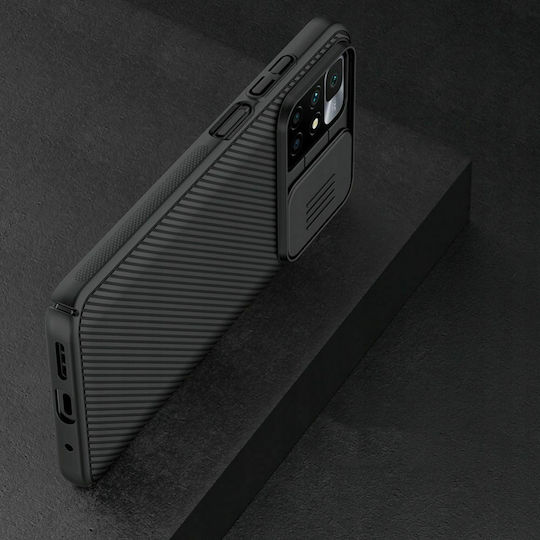 Nillkin Camshield Umschlag Rückseite Silikon 0.2mm Schwarz (Redmi 10 / 10 2022)