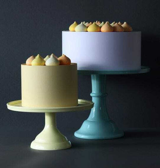 A Little Lovely Company Vintage Cake Stand Blue 29.7x29.7x20.2cm