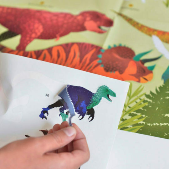 Poppik Αυτοκόλλητα Discovery Dinosaurs για Παιδιά 5+ Ετών