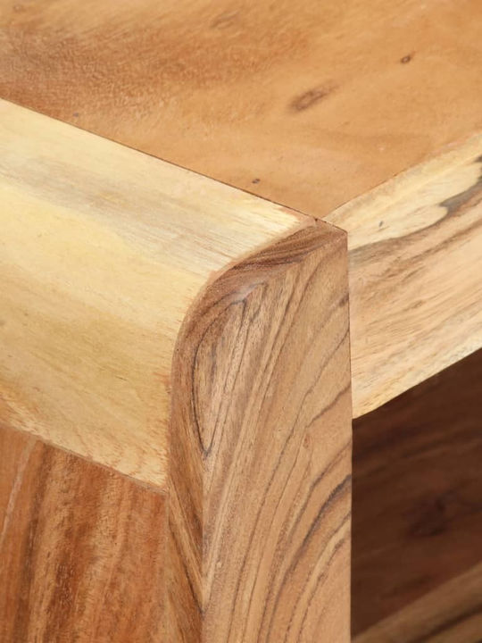 TV Stand Made of Solid Acacia Wood L120xD30xH23cm