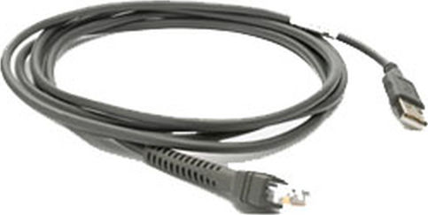 Zebra USB 2.0 Cable USB-A male - RJ45 Μαύρο 2.1m (CBA-U01-S07ZAR)