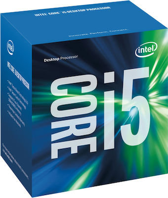 Intel Core i5-7600 3.5GHz Επεξεργαστής 4 Πυρήνων για Socket 1151 σε Κουτί με Ψύκτρα