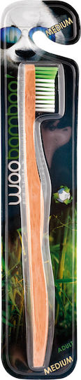 Woobamboo Standard Manual Toothbrush Medium Beige 1pcs