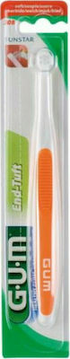 GUM End Tuft 308 Manual Toothbrush Soft Orange 1pcs