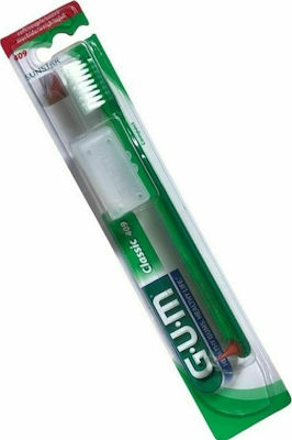 GUM Classic Compact 409 Manual Toothbrush Soft Green 1pcs