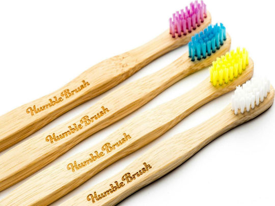 The Humble Co. Humble Brush Adult Οδοντόβουρτσα Medium Μπεζ