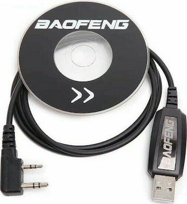 Baofeng TR-845726 Cable Wireless Transceiver UHF/VHF Compatible with GT-3 / UV-82 / BF-888s / UV-5R / UV-5R Plus / DM-5R / DM-5R Plus / GT-3DMR