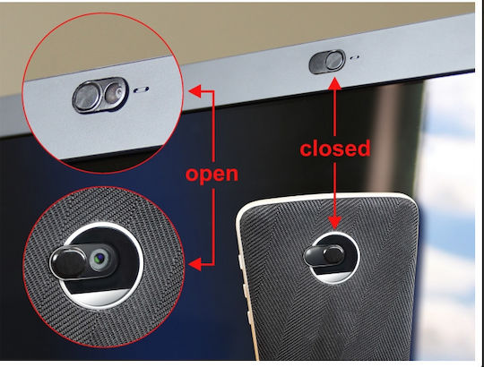 DeLock Webcam Cover Laptop Tablet Smartphone 3-pack