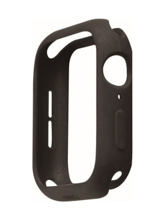 Uniq Lino Silicone Case Black Colour for Apple Watch 44mm