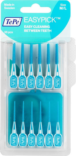 TePe EasyPick Interdental Brushes M/L Blue 36pcs