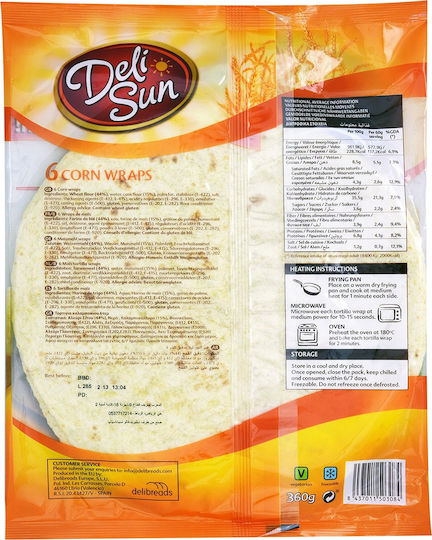 Deli Sun Тортила Царевица 360gr