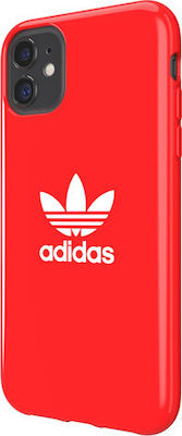 Adidas Snap Umschlag Rückseite Silikon Rot (iPhone 13 Pro) 47101