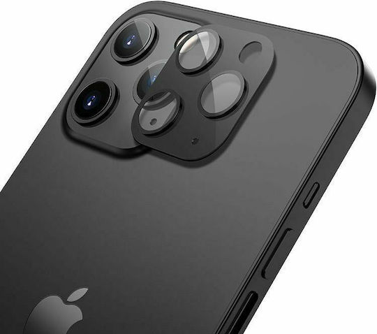 Hoco A18 3D Frame Film Camera Protection Metal Frame Black for the iPhone 12 Pro Max