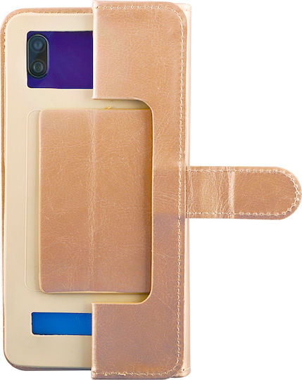 Volte-Tel Silicone Book Buchhülle bis 6.9" Gold