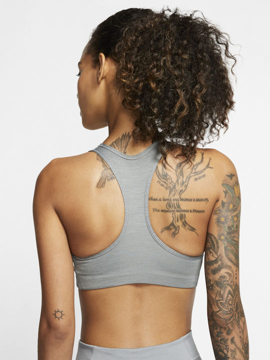 Swoosh Bra Women's Sports Bra without Padding Gray
