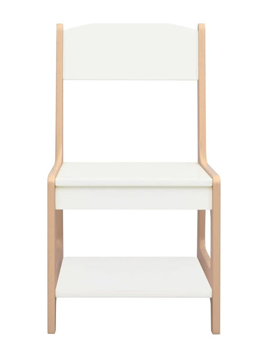 Kids Table and Chairs Set made of Wood Brown vidaXL