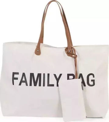 Childhome Τσάντα-Αλλαξιέρα Ώμου/Χειρός Family Bag Off White