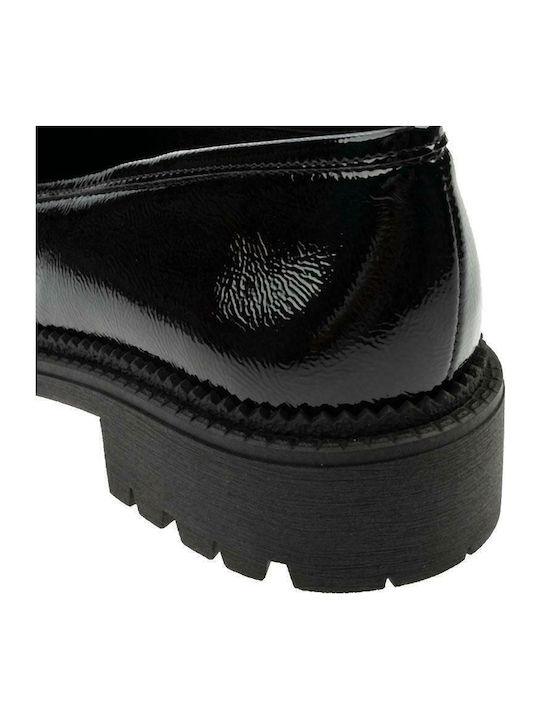 S Γυναικεία Loafers σε Μαύρο Χρώμα