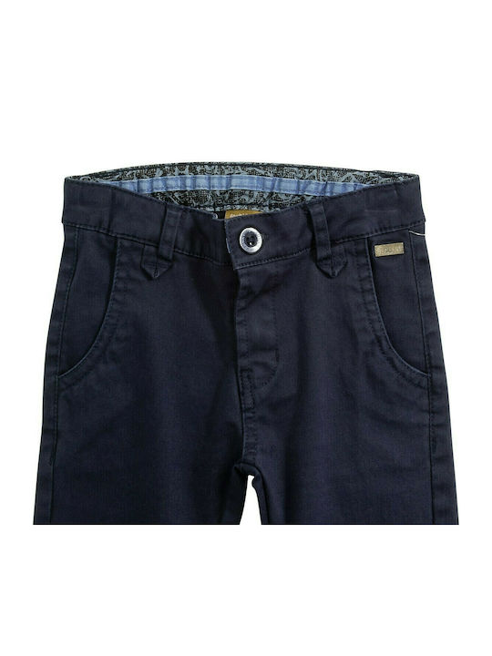 Funky Boys Fabric Trouser Navy Blue