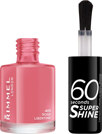 Rimmel 60 Seconds Politur Glossy Rossa Nagellacke Lang anhaltende Quick Dry 8ml