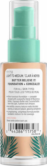 Physicians Formula Butter Believe It! Foundation Concealer Лилаво/бяло Лека-средна 30мл