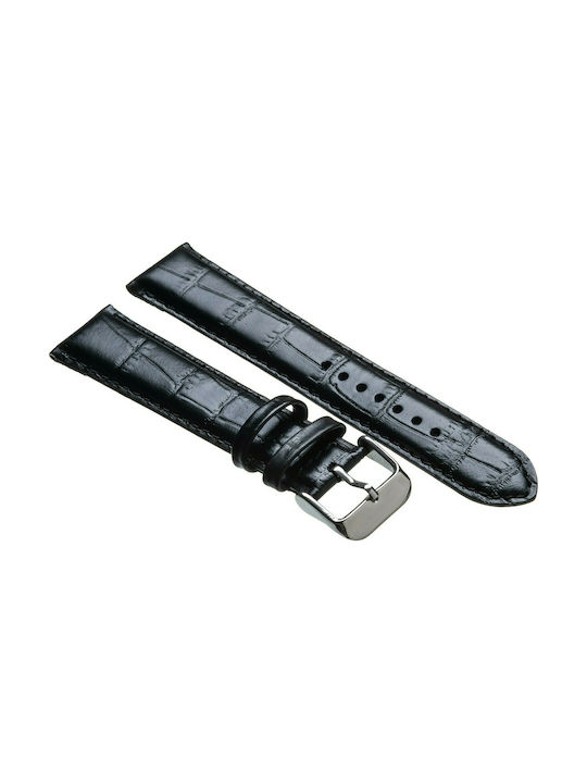 Tzevelion ART521 Leather Strap Black 34mm