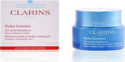 Clarins Hydra-Essentiel Ενυδατικό Gel Προσώπου για Κανονικές/Μικτές Επιδερμίδες με Υαλουρονικό Οξύ 50ml