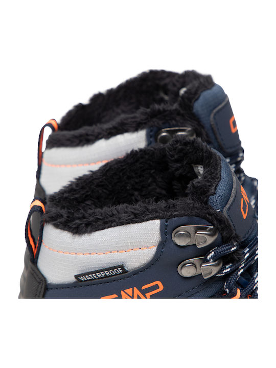 Kids Waterproof Hiking Boots Navy Blue