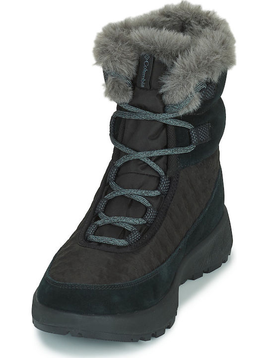 Columbia Slopeside Peak Luxe Damen Wanderschuhe Schwarz / Graphit