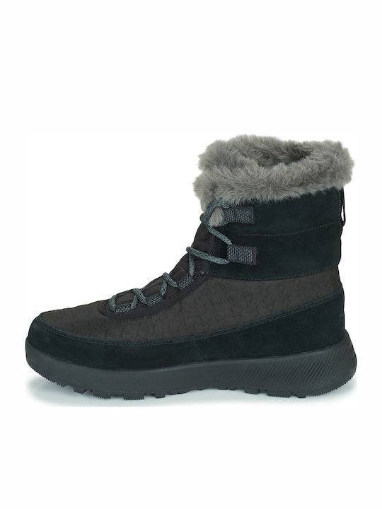Columbia Slopeside Peak Luxe Damen Wanderschuhe Schwarz / Graphit