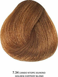 Bioshev Professional Haarfärbemittel 7.34 Hellb...