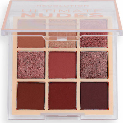 Revolution Beauty Ultimate Nudes Lidschattenpalette in fester Form Dark 8.1gr