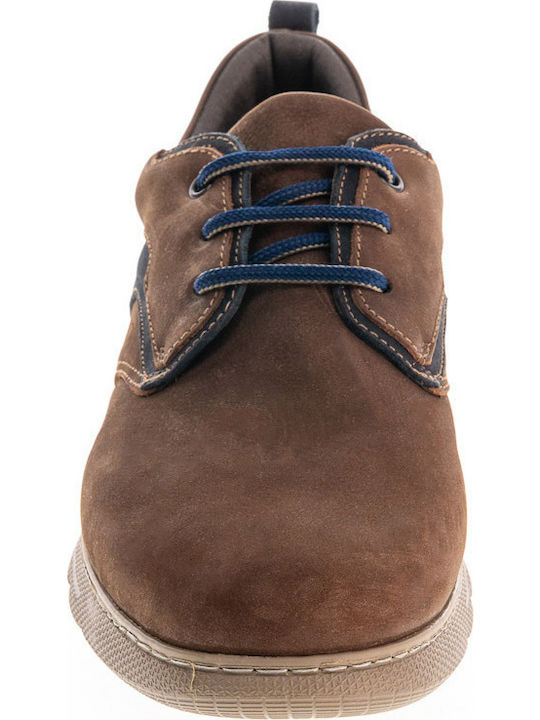 Leder Herren Freizeitschuhe Anatomisch Tabac Braun