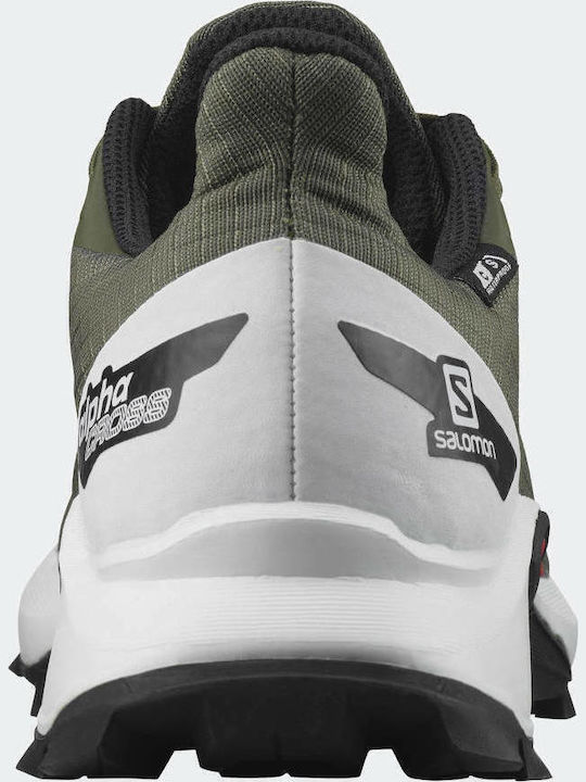 Alphacross Blast Αδιάβροχα Αθλητικά Παιδικά Παπούτσια Running με Κορδόνια Πράσινα